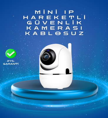 Full HD 1080P Kablosuz Pan & Tilt Güvenlik Kamerası – Hareket Takipli ve İki Yönlü Sesli - Lisinya