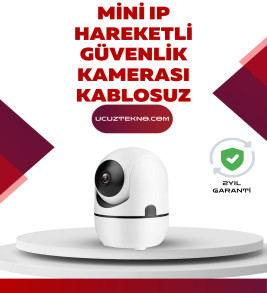 Full HD 1080P Kablosuz Güvenlik Kamerası – Hareket Takip, Gece Görüşü ve İki Yönlü Ses Özellikli - Lisinya