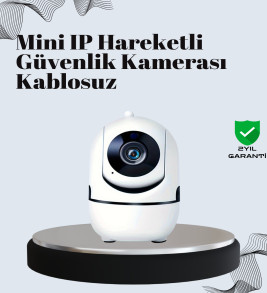 Akıllı Kontrol ve Hareket Takipli 1080P Kablosuz Güvenlik Kamerası – Gece Görüşlü ve İki Yönlü Sesli - Lisinya
