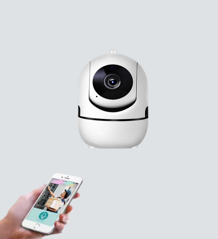 360° Dönen Akıllı WiFi Kamera – Uzaktan Kontrol ve İki Yönlü Ses Özellikli - Lisinya