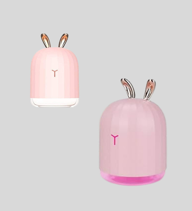 USB Bağlantılı Sessiz Çalışan LED Işıklı Nemlendirici Difüzör 200 ml - Lisinya