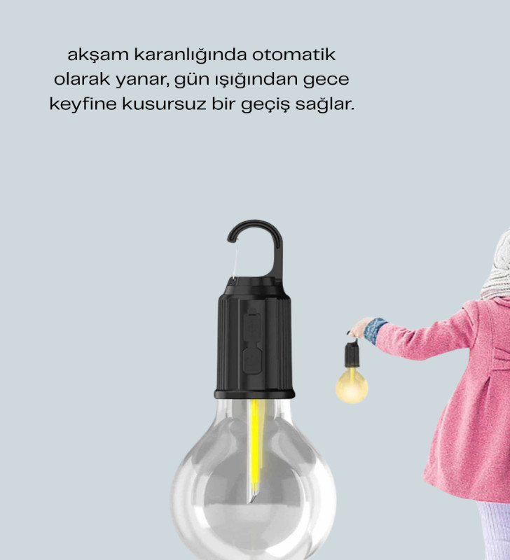 Su Geçirmez Dış Mekan LED Çadır Işığı - Lisinya