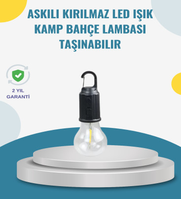 Taşınabilir Sıcak Işık Yayan Kamp Lambası - Lisinya