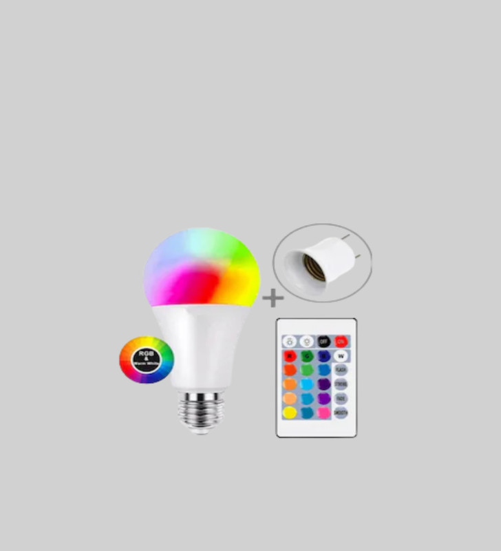 Uzaktan Kumandalı Akıllı LED Ampul, Enerji Tasarruflu - Lisinya