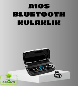 TWS A10s Bluetooth 5.0 Kulaklık – Yüksek Ses Kalitesi, Ergonomik, Uzun Pil Ömürlü - Lisinya