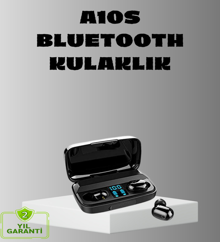 TWS A10s Bluetooth 5.0 Kulaklık – Yüksek Ses Kalitesi, Ergonomik, Uzun Pil Ömürlü - Lisinya