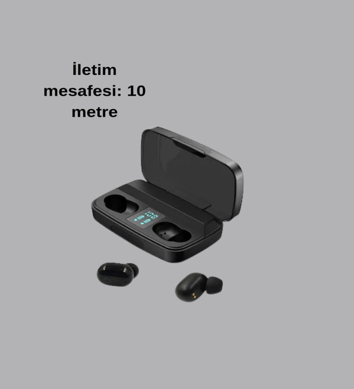 A10s Kablosuz Bluetooth Kulaklık – 1800mAh Powerbank, Otomatik Eşleşme, iOS/Android Uyumlu - Lisinya