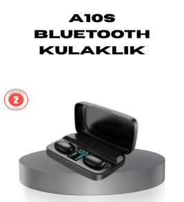 A10s TWS Bluetooth 5.0 Kulaklık – Powerbank’li Şarj Kutusu, Dokunmatik Kontrol, Gerçek Stereo - Lisinya