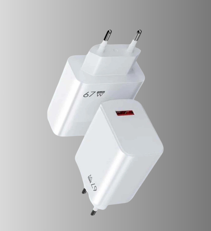 67W Type-C Turbo Şarj Cihazı – Aşırı Akım ve Isı Koruması, Seyahat Uyumlu - Lisinya