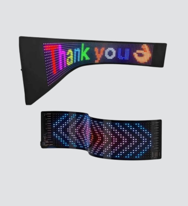 5V USB Akıllı Piksel LED Panel – Mobil Uygulama Kontrollü, Renkli Işık Efektli - Lisinya