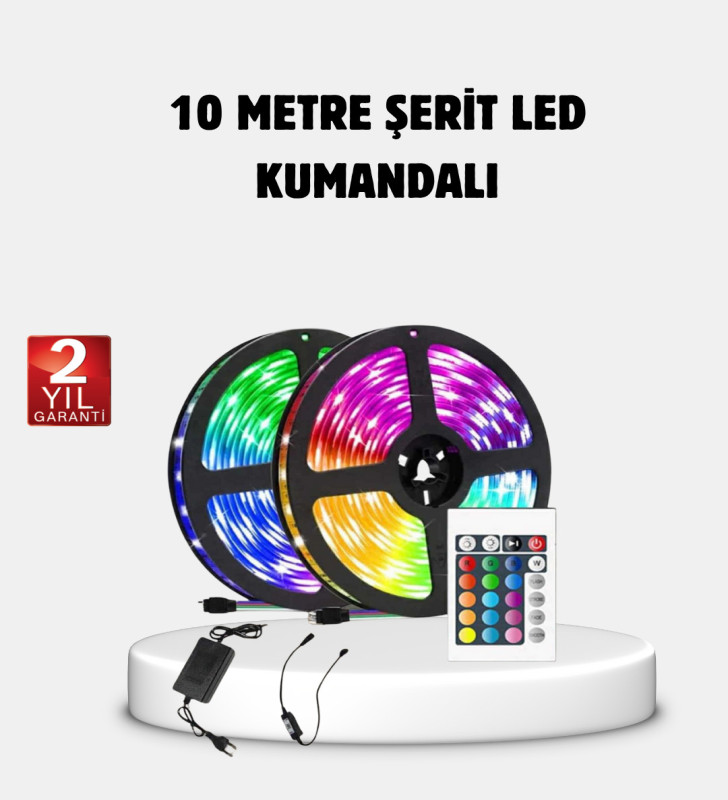 RGB Smart Şerit LED – TV Arkası ve Dekoratif Alanlar İçin Işık Şeridi - Lisinya