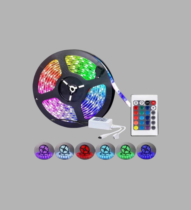 RGB Smart Şerit LED – TV Arkası ve Dekoratif Alanlar İçin Işık Şeridi - Lisinya