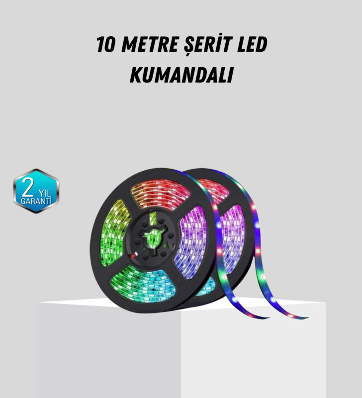 Smart Şerit LED Işık – Uzaktan Kumandalı, USB Girişli, Müzik Modlu - Lisinya