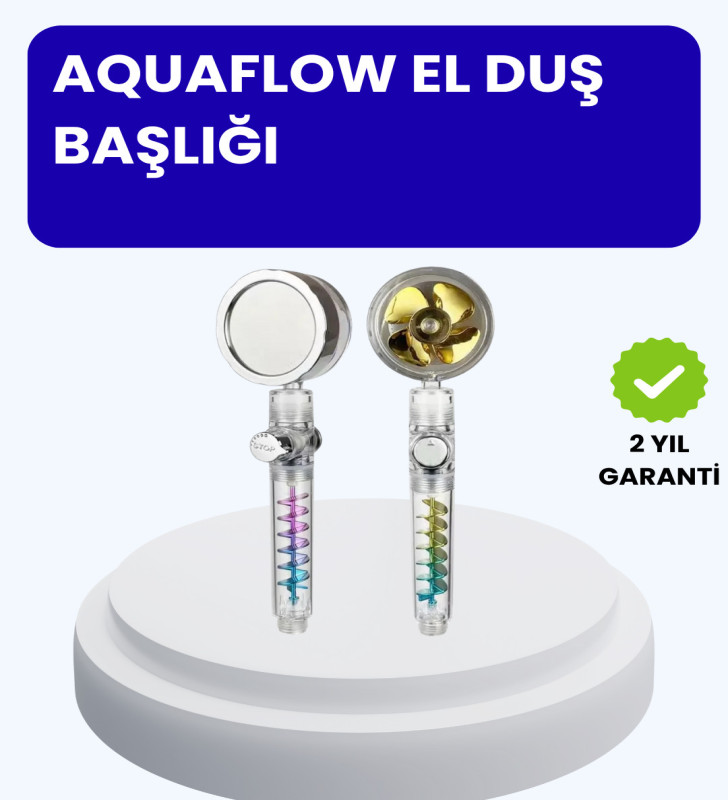 Sağanak Yağmur Etkili El Duşu – Start Stop Tuşlu Su Tasarruflu - Lisinya