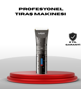 Şarjlı Tıraş Makinesi – Dijital Ekranlı, IPX7 Su Geçirmez, Titanyum Bıçaklı - Lisinya