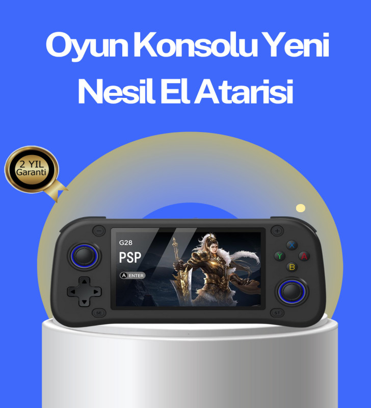 4.3” HD Ekranlı El Konsolu 64GB Hafıza Kartı ve 10000 Yüklü Oyun - Lisinya