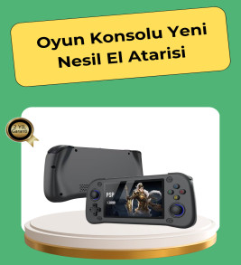 Retro ve Modern Oyun Destekli Taşınabilir Konsol 64GB Kart Dahil - Lisinya