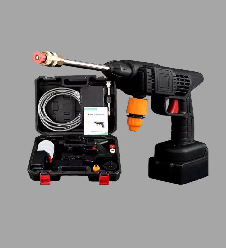 TEK BATARYALI 48V Şarjlı Basınçlı Yıkama Makinesi - Lisinya