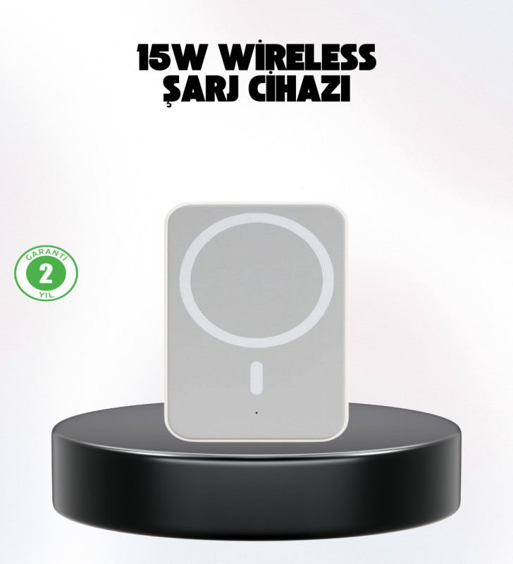 iPhone Serileri ile Uyumlu MagSafe Manyetik Araç Telefon Tutucu ve Şarj Cihazı - Lisinya