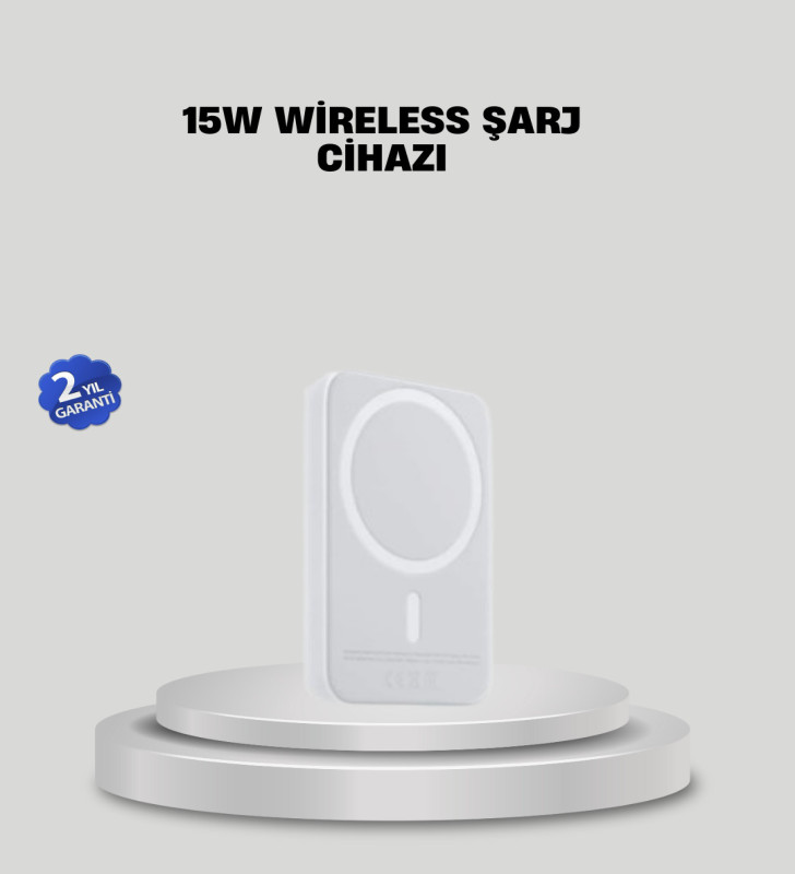 15W Araç Telefon Tutucu Kablosuz Hızlı Şarj Özellikli - Lisinya