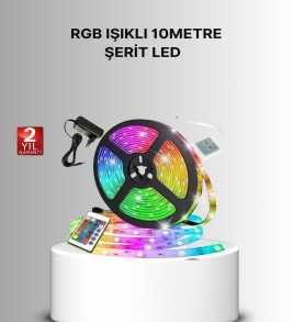 Uzaktan Kumandalı RGB Smart Şerit LED Işık Esnek ve Taşınabilir Dekorasyon - Lisinya