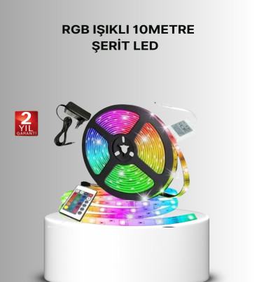 Uzaktan Kumandalı RGB Smart Şerit LED Işık Esnek ve Taşınabilir Dekorasyon - Lisinya