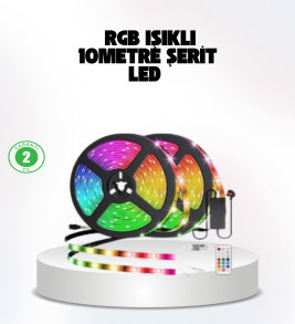 Müziğe Duyarlı Renkli Smart Şerit LED Işık USB Bağlantılı Ambiyans Aydınlatma - Lisinya