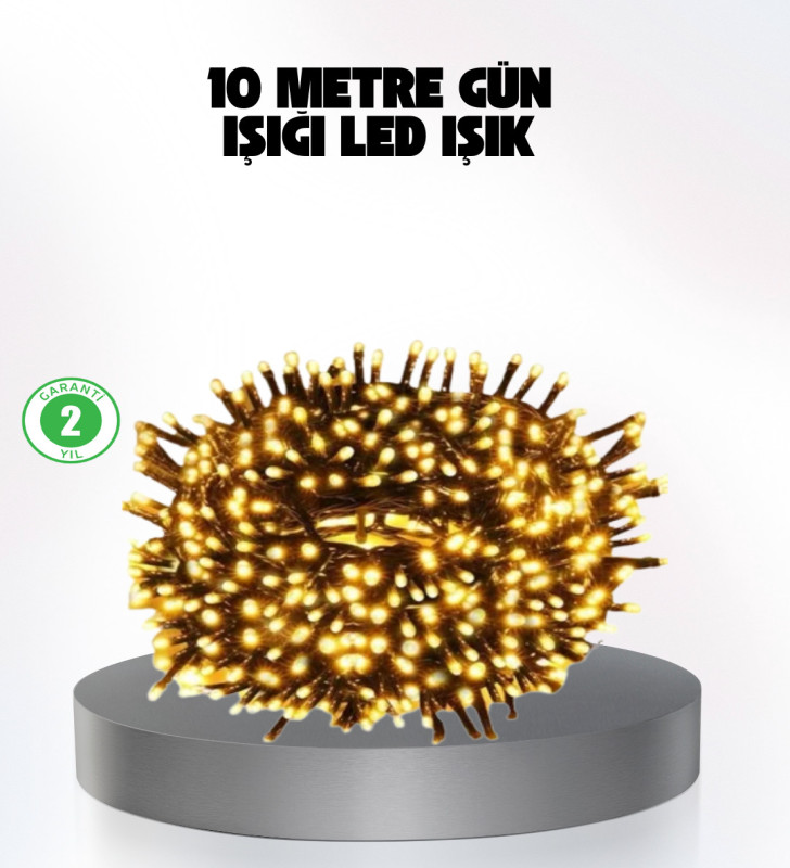 Animasyonlu LED Işıklı 10 Metre Uzaktan Kumandalı Dekoratif Işık - Lisinya