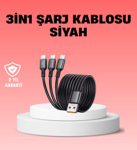 Çoklu USB Şarj Kablosu – 1,2m Hızlı Şarj, 3A Güçlü Akım - Lisinya