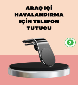 Güçlü Manyetik Araç Telefon Tutucu – GPS Navigasyon İçin İdeal - Lisinya