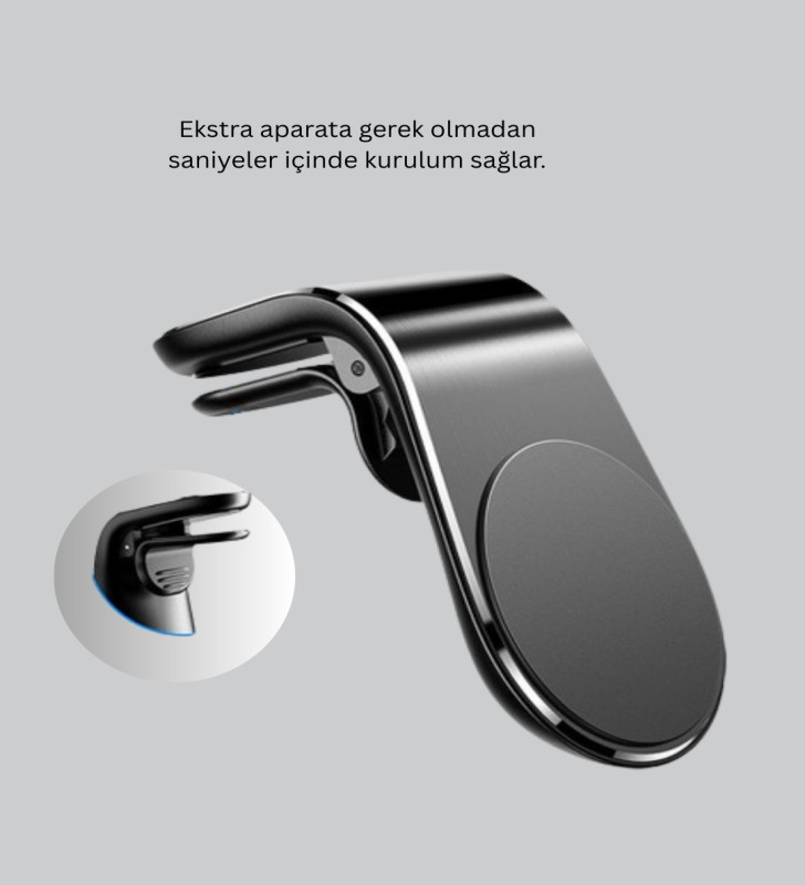 360° Ayarlanabilir Araç Telefon Tutucu – Tüm Telefonlarla Uyumlu - Lisinya