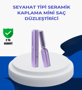 Taşınabilir Saç Düzleştirici Tarak – Ayarlanabilir Isı Kontrollü - Lisinya