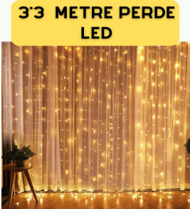 Şelale Tasarımlı Perde LED – Düğün ve Özel Gün Işıkları - Lisinya