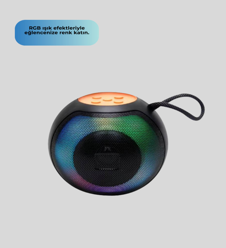 360° Stereo Surround Sesli Taşınabilir Hoparlör - Lisinya