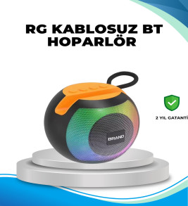 RGB Işıklı Taşınabilir Kablosuz Bluetooth Hoparlör - Lisinya