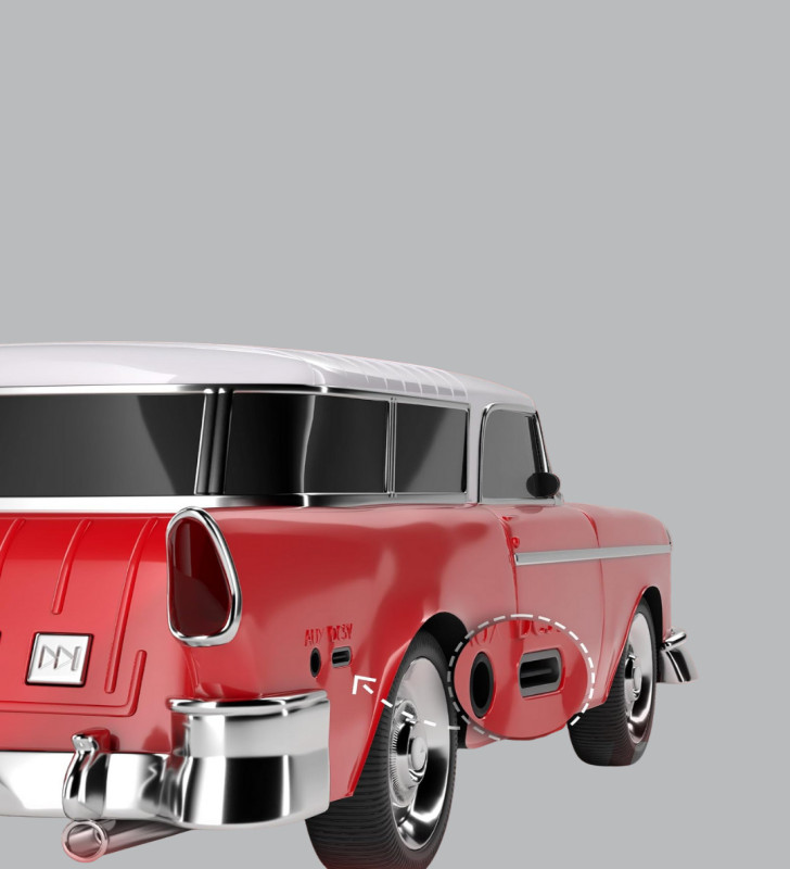 LED Farlı 10W Güçlü Ses Çıkışlı Bluetooth Hoparlör - Lisinya