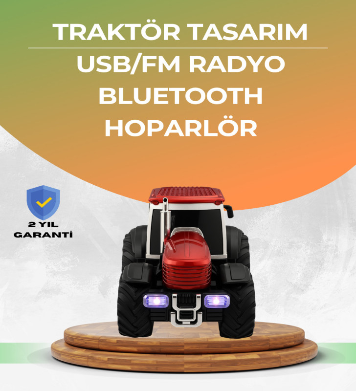 Taşınabilir Nostaljik Araç Tasarımlı Bluetooth Hoparlör - Lisinya