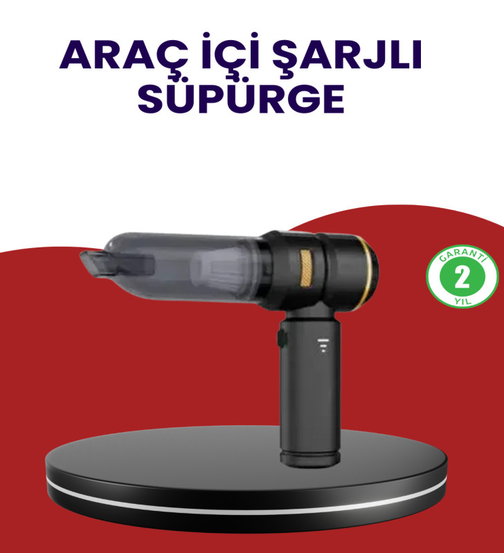 Yüksek Performanslı Araç İçi El Süpürgesi - Lisinya