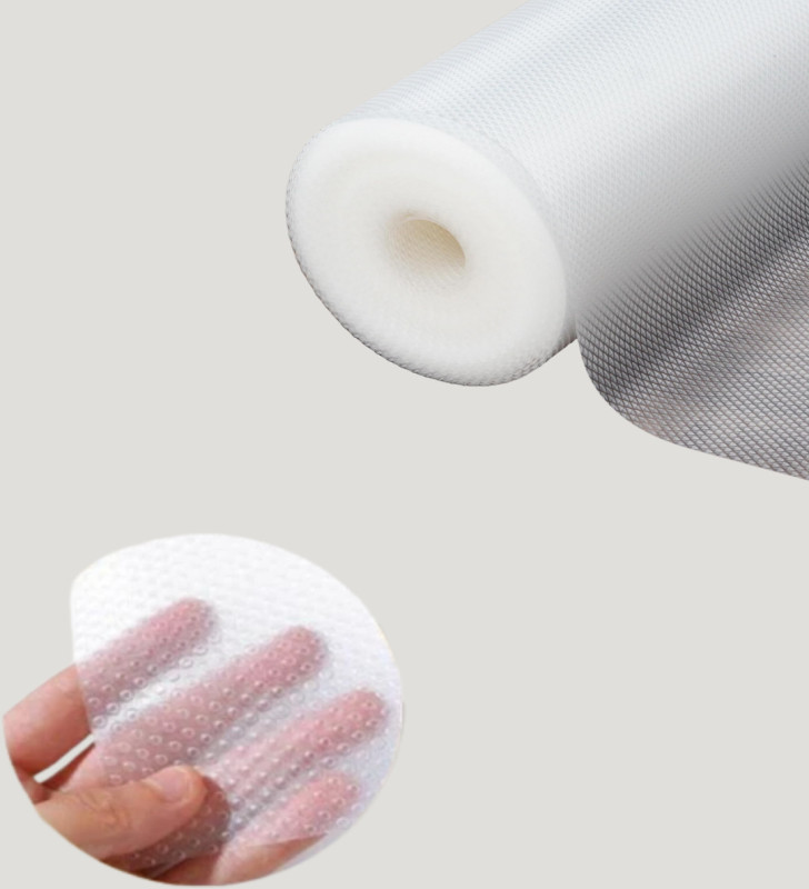 Kaydırmaz şeffaf raflık çekmece örtüsü 45x300 cm - Lisinya