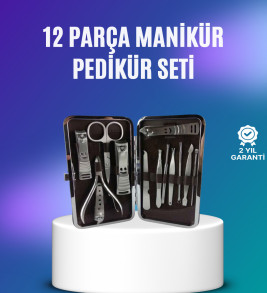 El ve Ayak Bakımı İçin Profesyonel 12 Bakım Seti - Lisinya