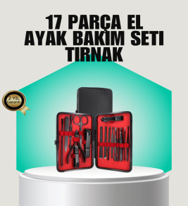 Siyah Kaymaz Teknolojili El ve Ayak Bakım Seti - Lisinya