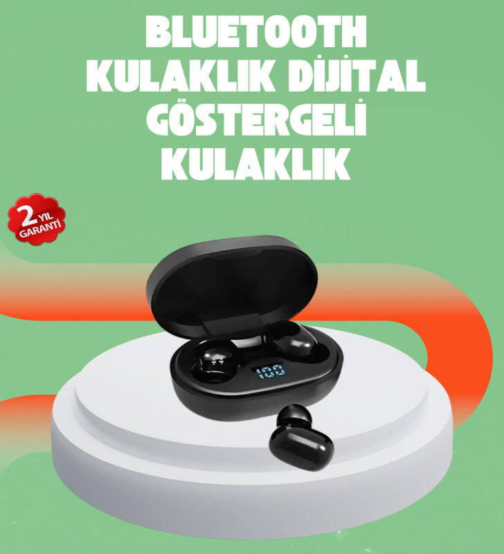 Bluetooth 5.0 Kulaklık – LED Ekranlı Şarj Kutusu - Lisinya