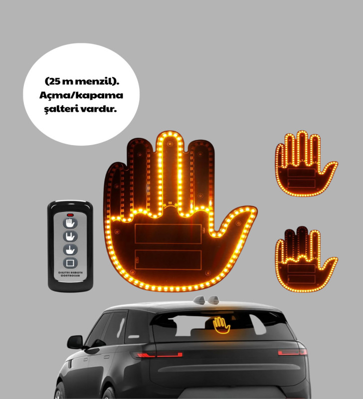 Kompakt Tasarımlı LED Jest Işığı – Selam ve Teşekkür Modları - Lisinya