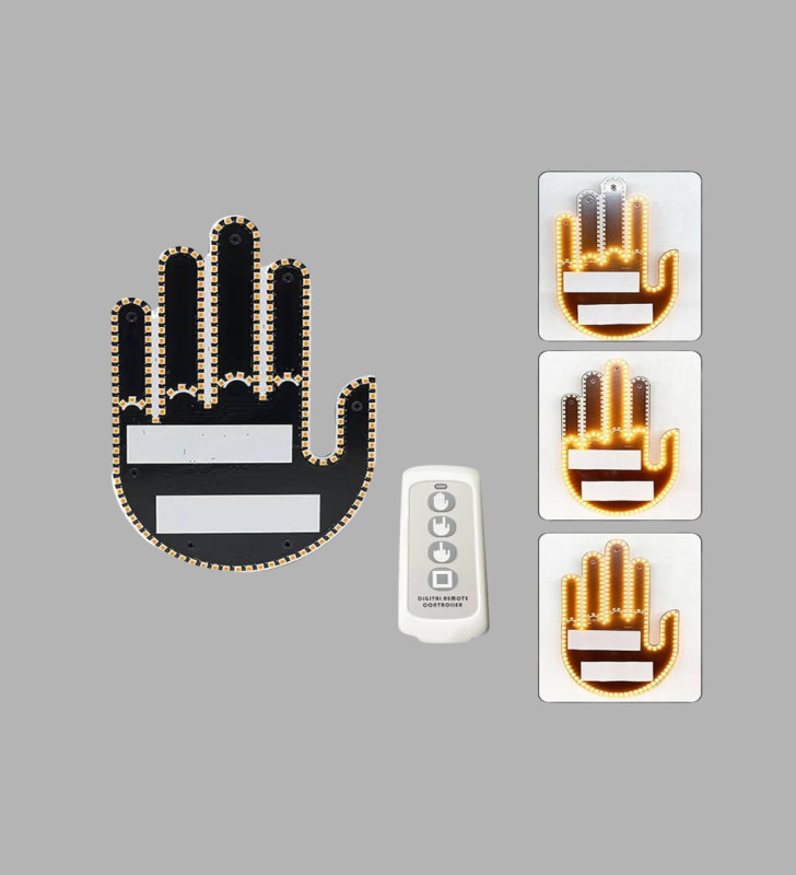 Kompakt Tasarımlı LED Jest Işığı – Selam ve Teşekkür Modları - Lisinya