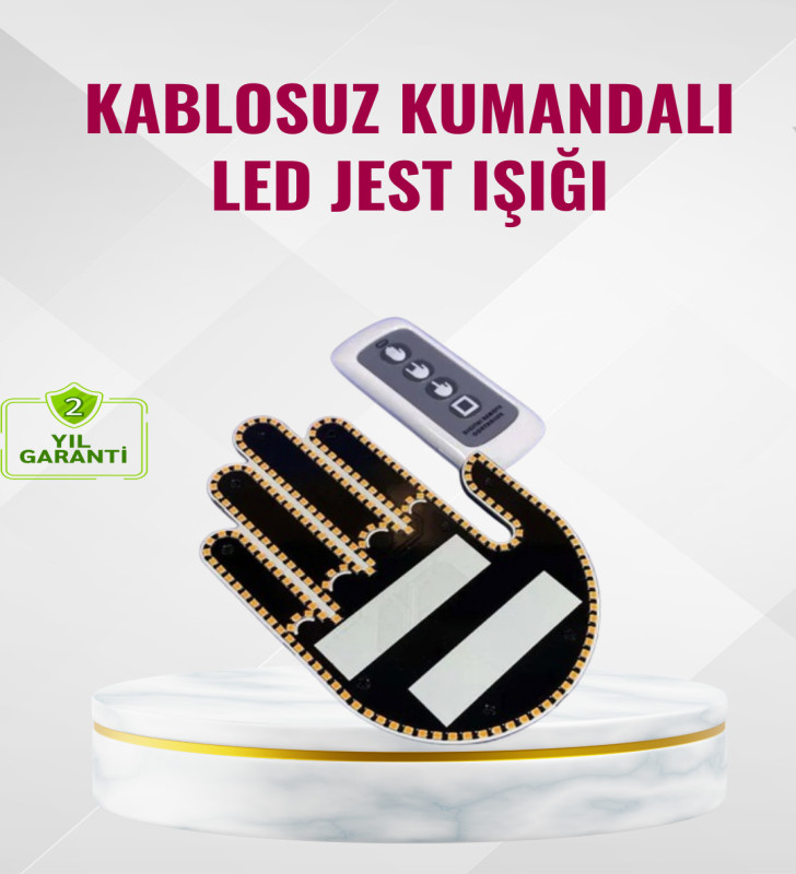 Naylon Bantlı Kolay Montajlı Araç Jest Işığı - Lisinya