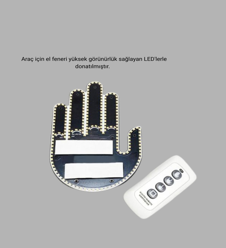 203 LED’li Yüksek Görünürlüklü Jest Işığı - Lisinya