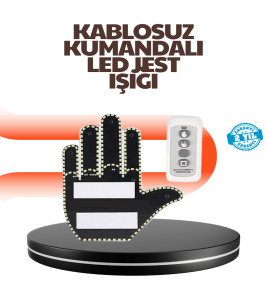 Araç İçin Eğlenceli LED El İşareti Işığı - Lisinya