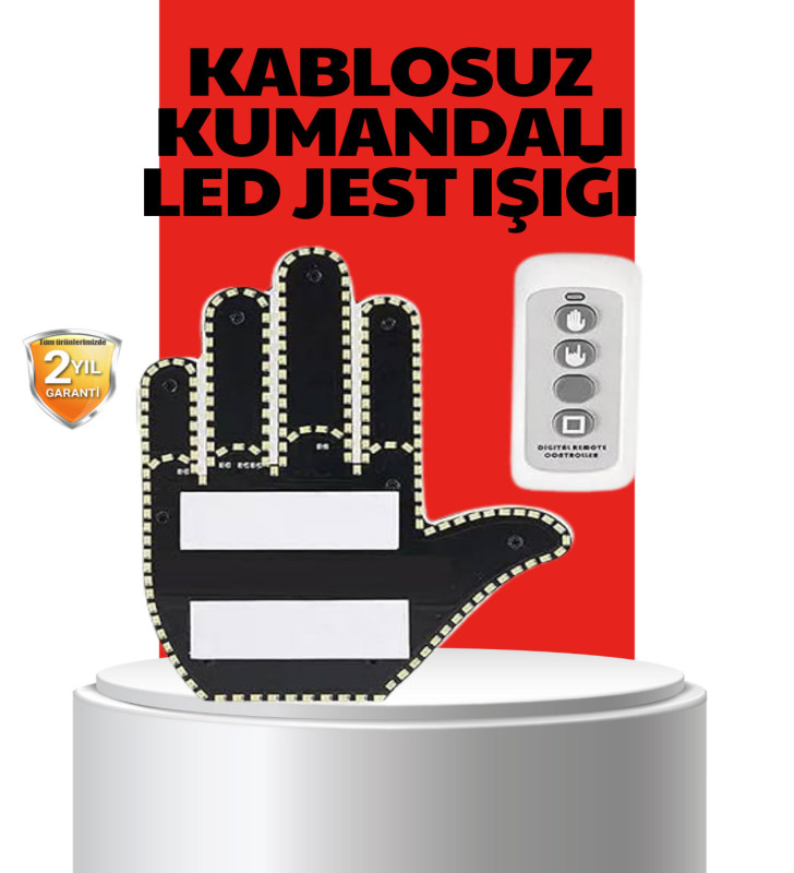 Uzaktan Kumandalı LED Jest Işığı – 3 Farklı Hareket Modu - Lisinya