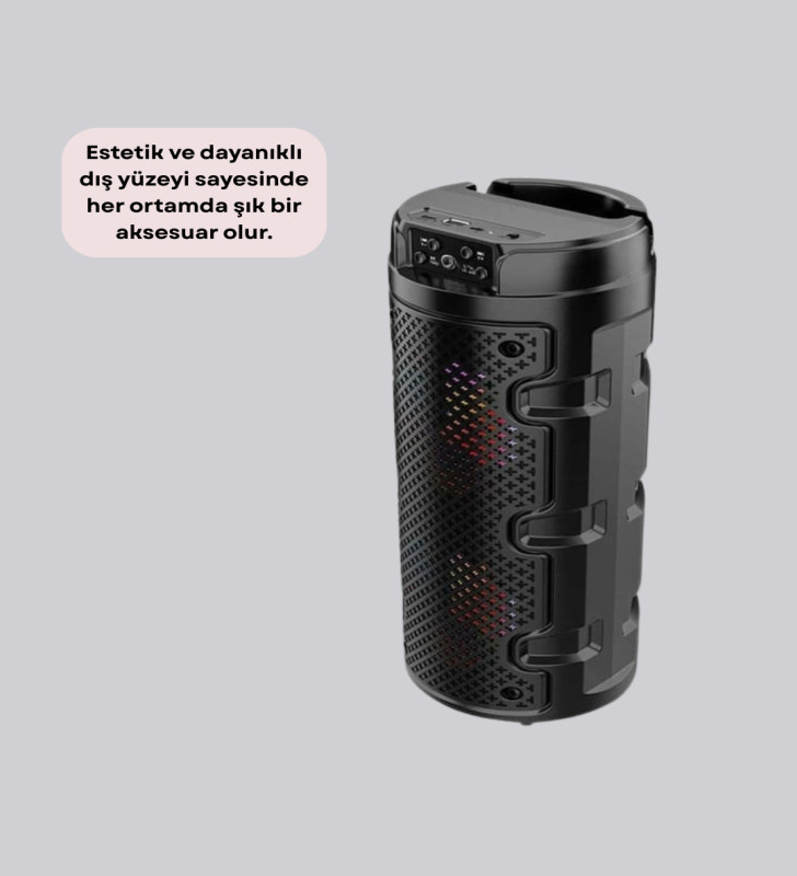 Uzun Pil Ömrü Sunan Kablosuz Bluetooth Hoparlör - Lisinya