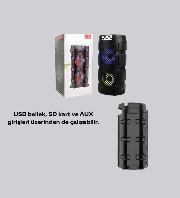 Güçlü Bass ve Net Tiz Özellikli Kablosuz Hoparlör - Lisinya